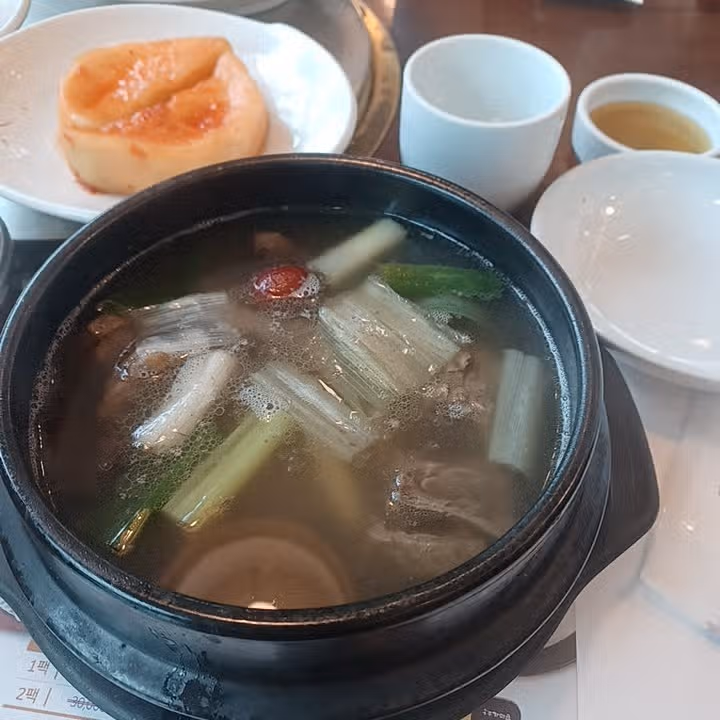 갈비탕 먹었어요