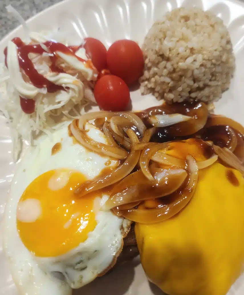 계란 톡 치즈 떡갈비~