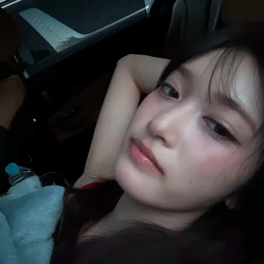 파파존스 촬영날의 말랑콩떡 아이브 이서