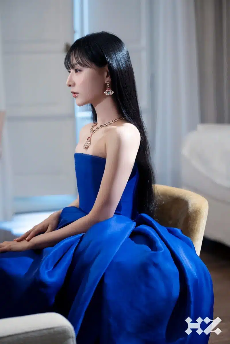 Kim Ji-won Bulgari Noblesse July issue photoshoot behind the scenes photosjpg