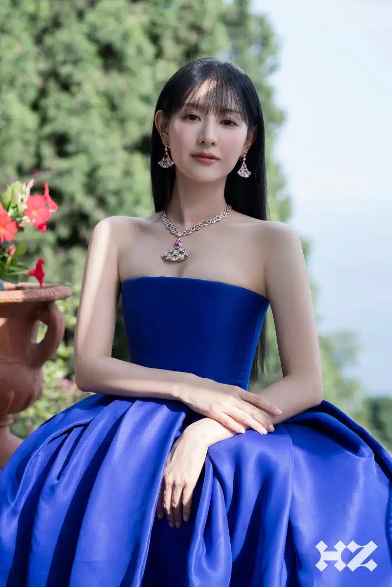 Kim Ji-won Bulgari Noblesse July issue photoshoot behind the scenes photosjpg