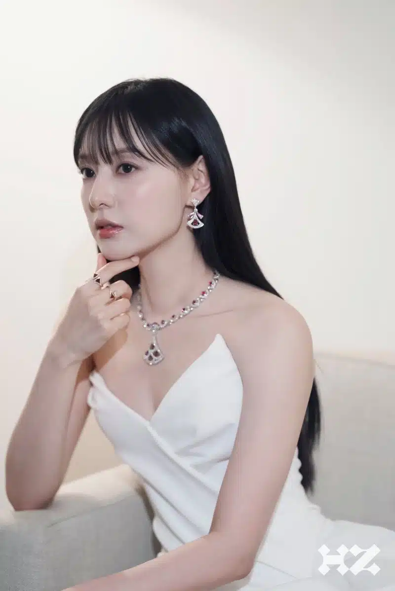 Kim Ji-won Bulgari Noblesse July issue photoshoot behind the scenes photosjpg