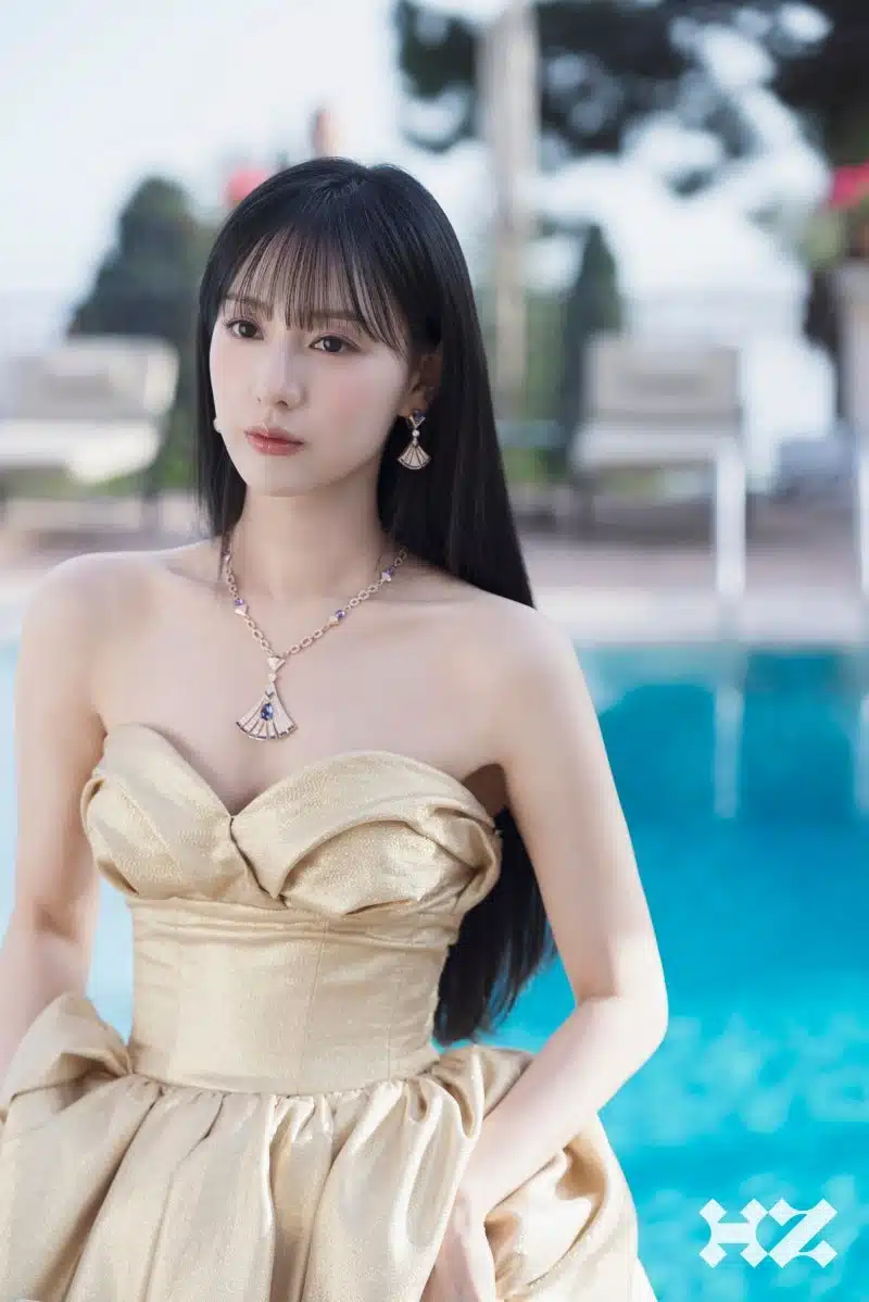 Kim Ji-won Bulgari Noblesse July issue photoshoot behind the scenes photosjpg