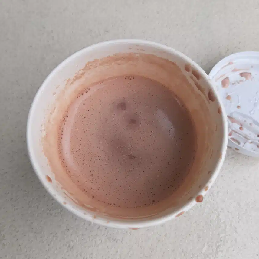 코코아 한잔했어요