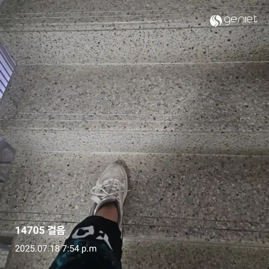 산책 후 계단오르기로 🏃