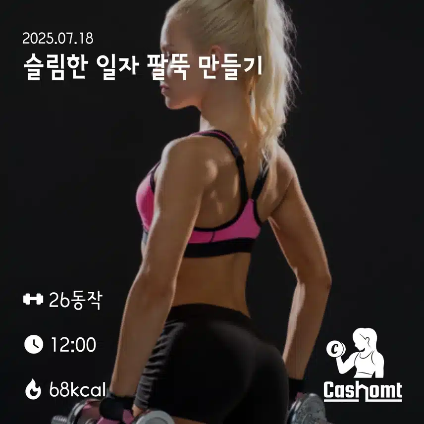 7월 18일 두 개 홈트 