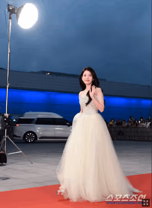 아이유,레드카펫 드레스가 너무 잘어울려요 !