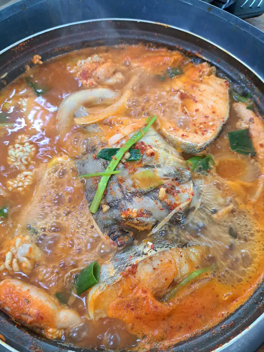 얼큰한 생대구탕 맛집 죽도 대구매운탕