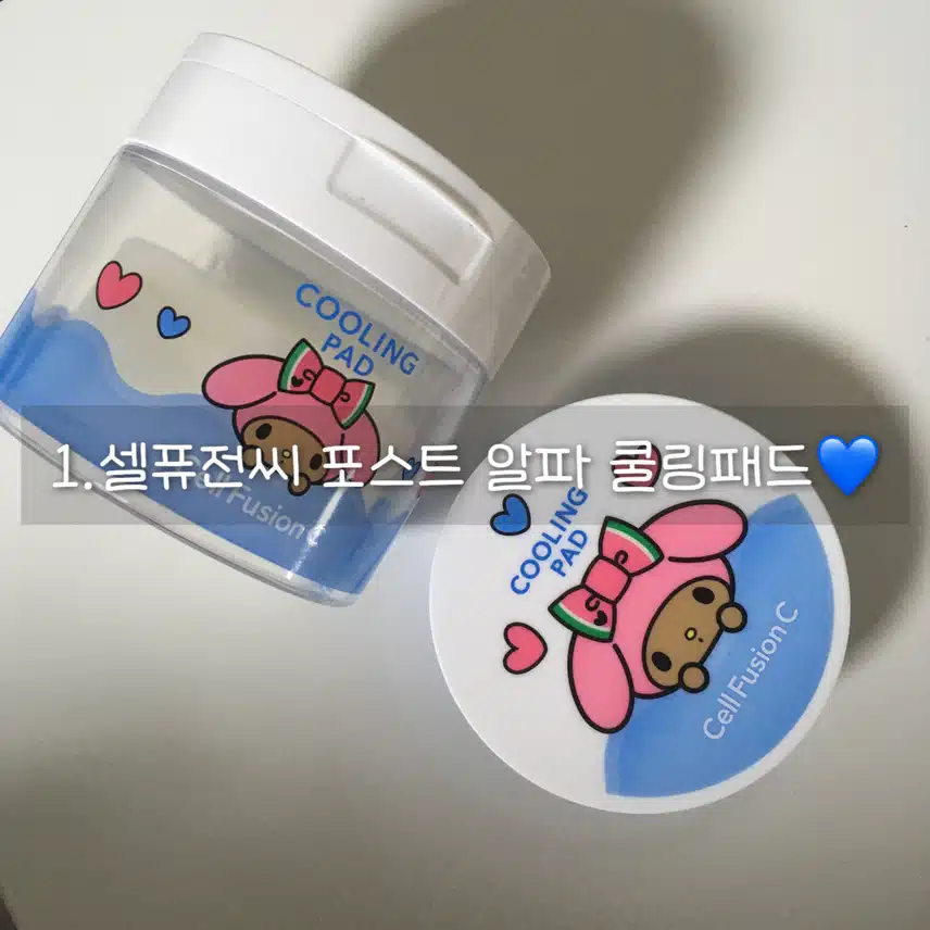 7월 무더위🥵구원템 🧊추천 3가지 (셀퓨전씨 쿨링패드, 조선미녀 선크림, 미스44 쿨링파우더 시트)