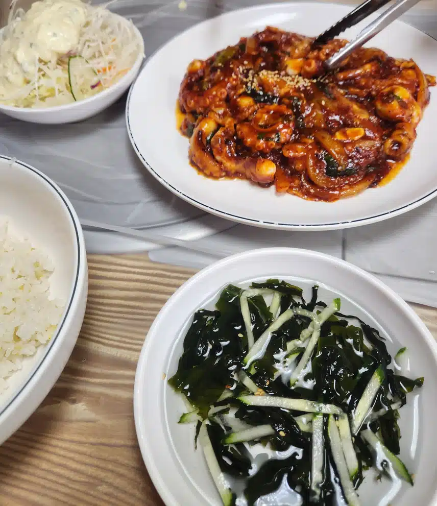 파주에 으뜸착한낙지에서 낙지볶음 먹고 왔어요