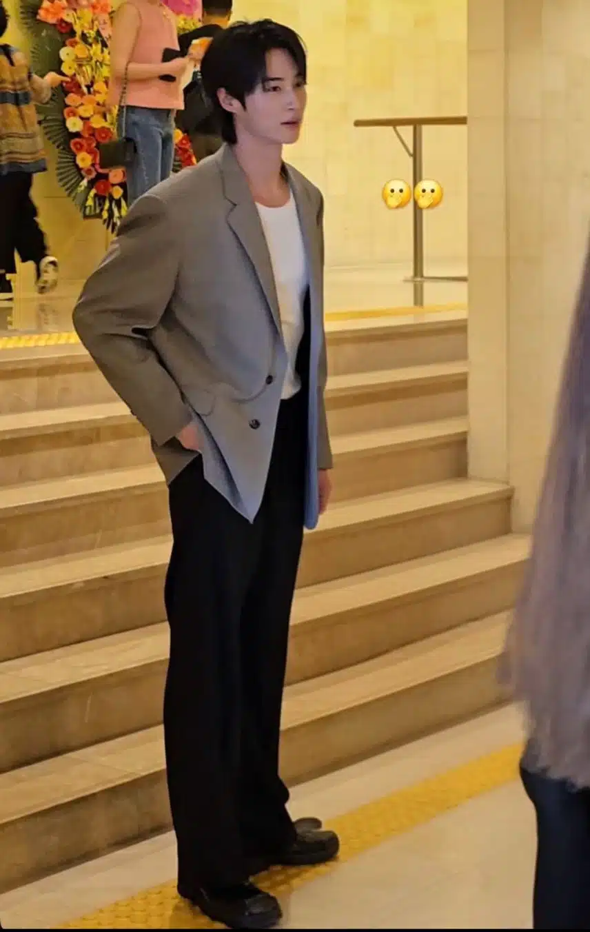 키츠 헤어 실장님 결혼식 하객으로 참석한 변우석