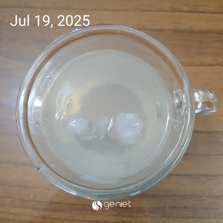 상큼한 레몬수로 회복하네요.🍋