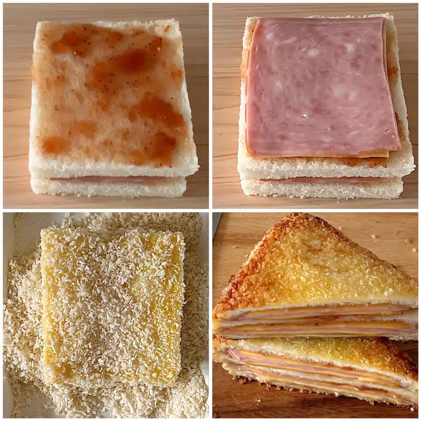 몬테크리스토 샌드위치 만들었어요.🥪