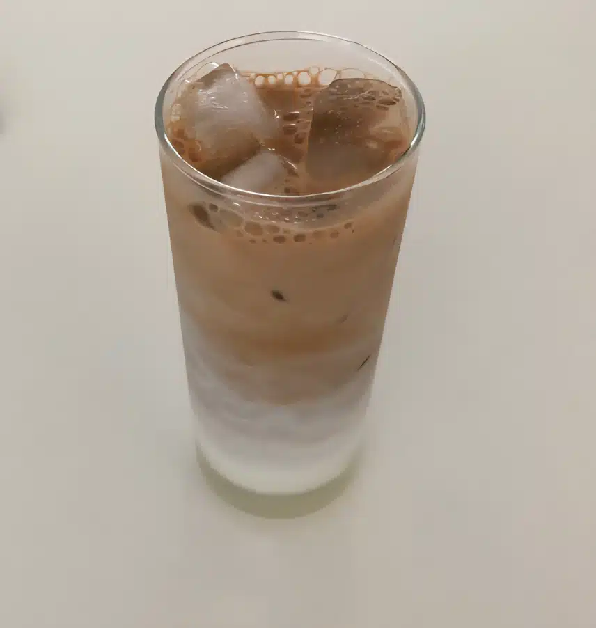 아이스 바닐라 라떼