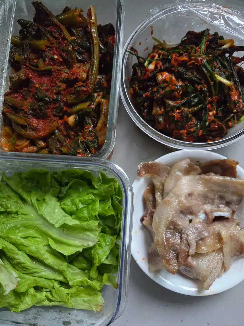 대패삽겹살 먹었어요 
