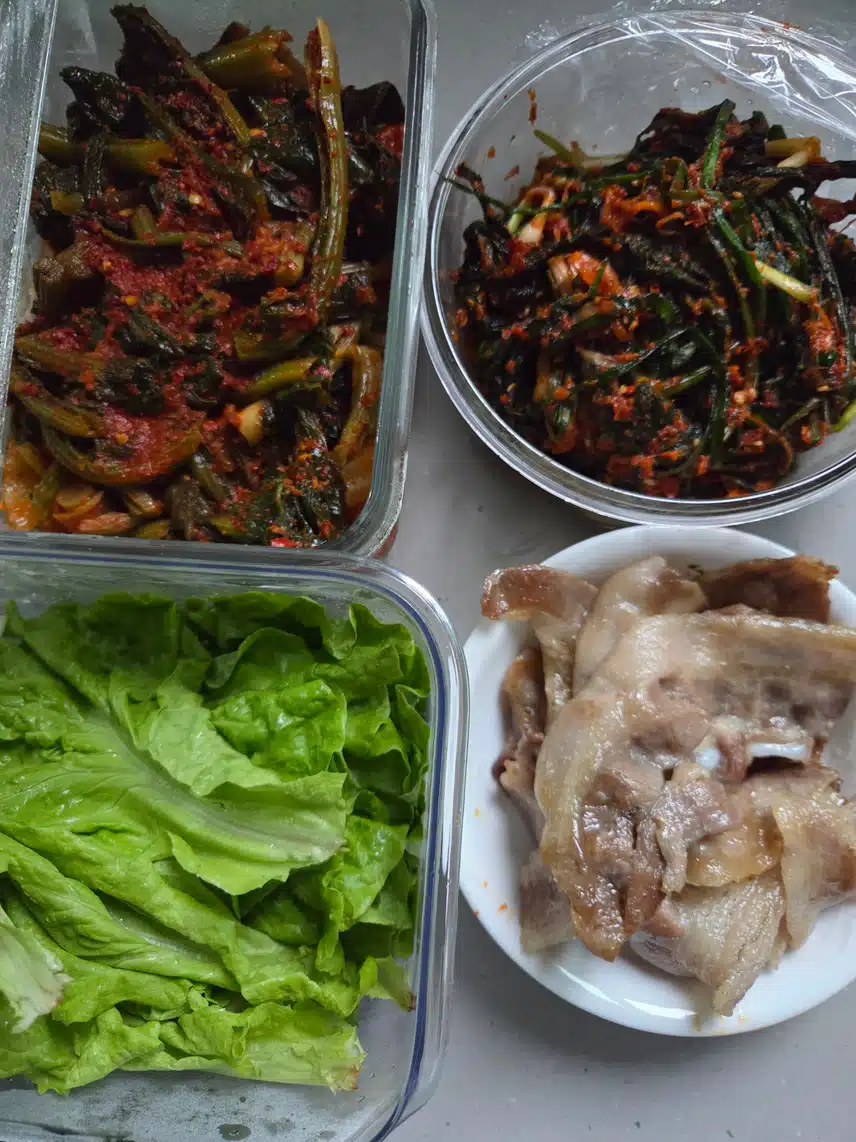 대패삽겹살 먹었어요 