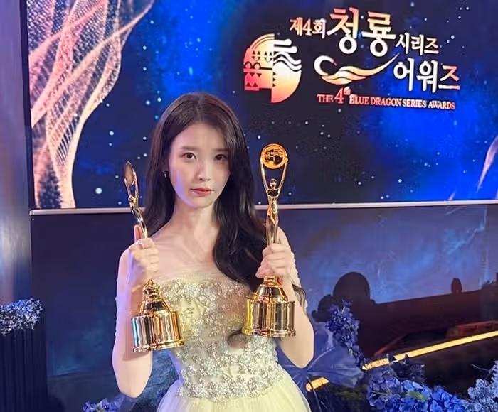 청룡시리즈에서 2관왕한 아이유님