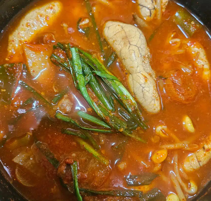 칼칼한 알탕 꿇여서 🥘