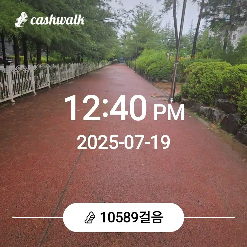 오늘도 만보걷기 달성!