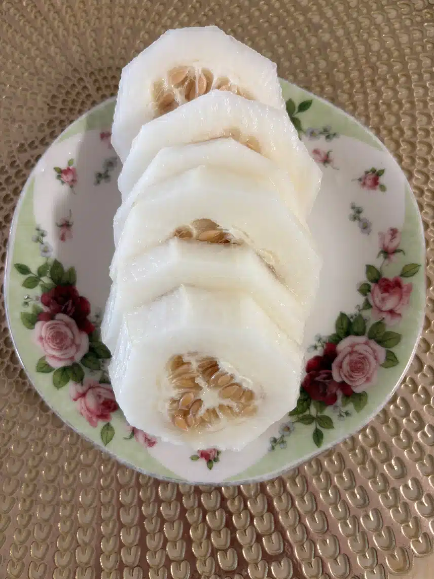 후식으로 참외