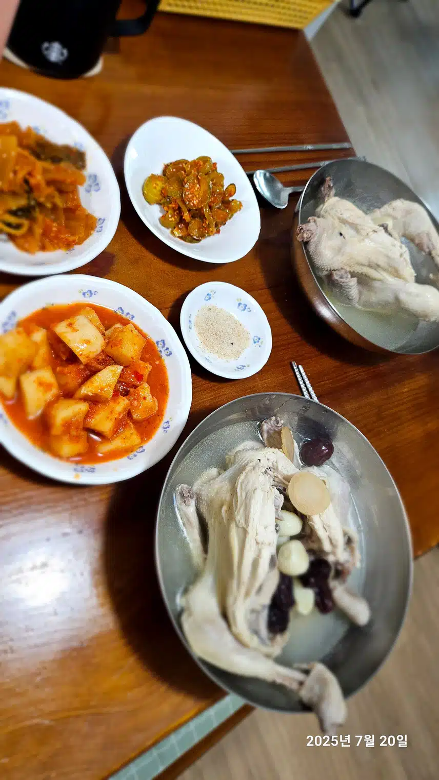 초복-아침상