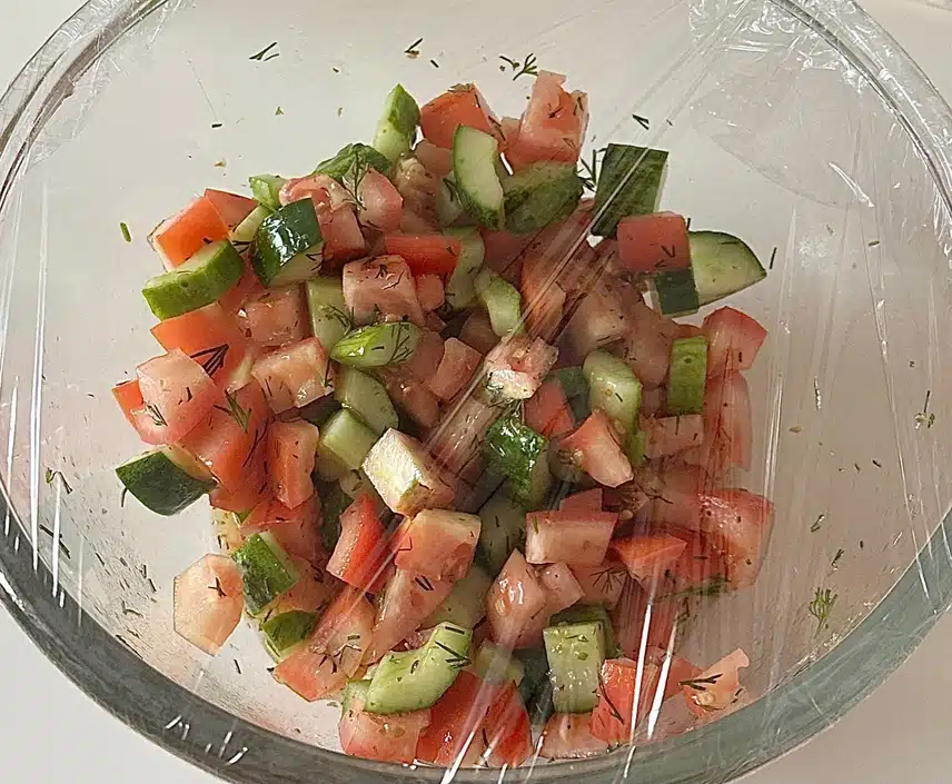 토마토 오이 샐러드🍅🥒