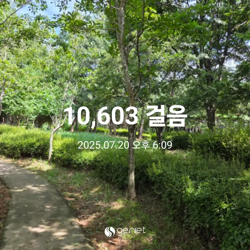 만보 걸었어요 