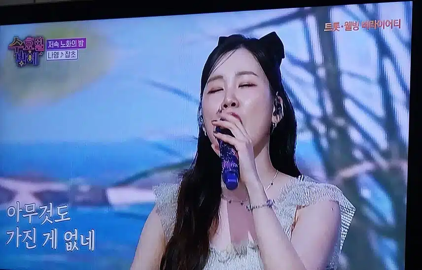 나영님의 잡초 너무 노래 불렀어요