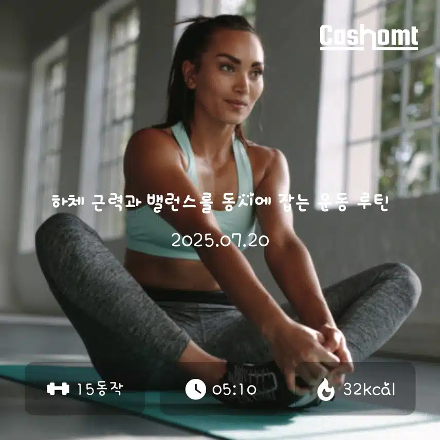 저녁 홈트