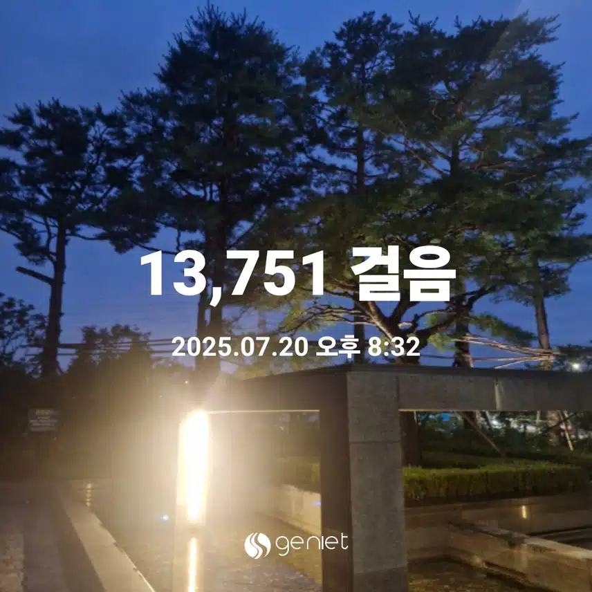 일요일 저녁 산책