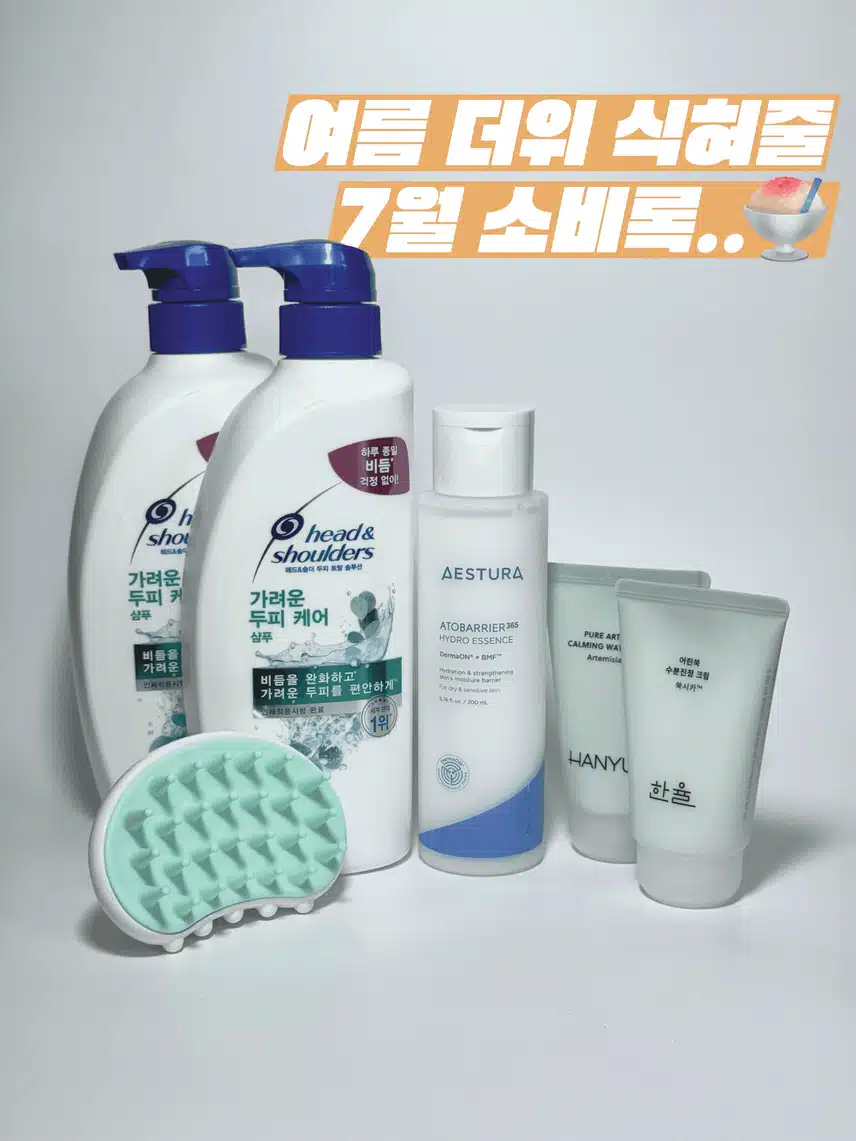 여름 더위 식혀줄 7월 소비록..🍧