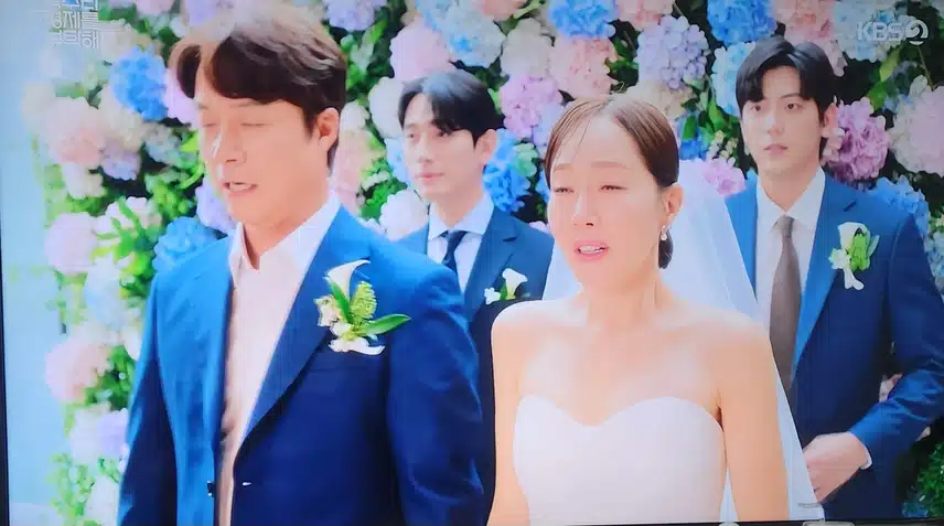 한동석과 마광숙의 결혼 장면이 뭉클했어요