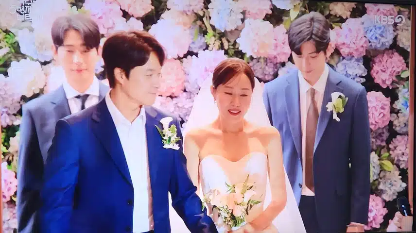 한동석과 마광숙의 결혼 장면이 뭉클했어요