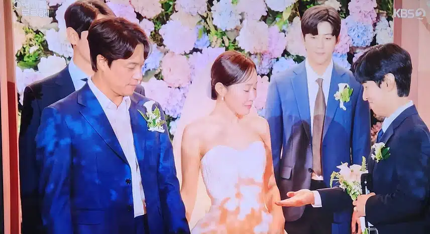 한동석과 마광숙의 결혼 장면이 뭉클했어요