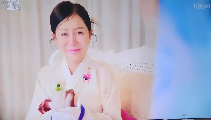 한동석과 마광숙의 결혼 장면이 뭉클했어요