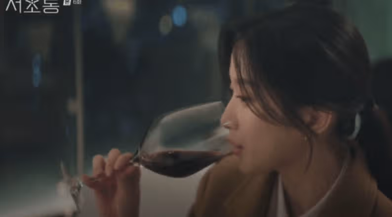 그녀의 모습은 살짝 의외였어요