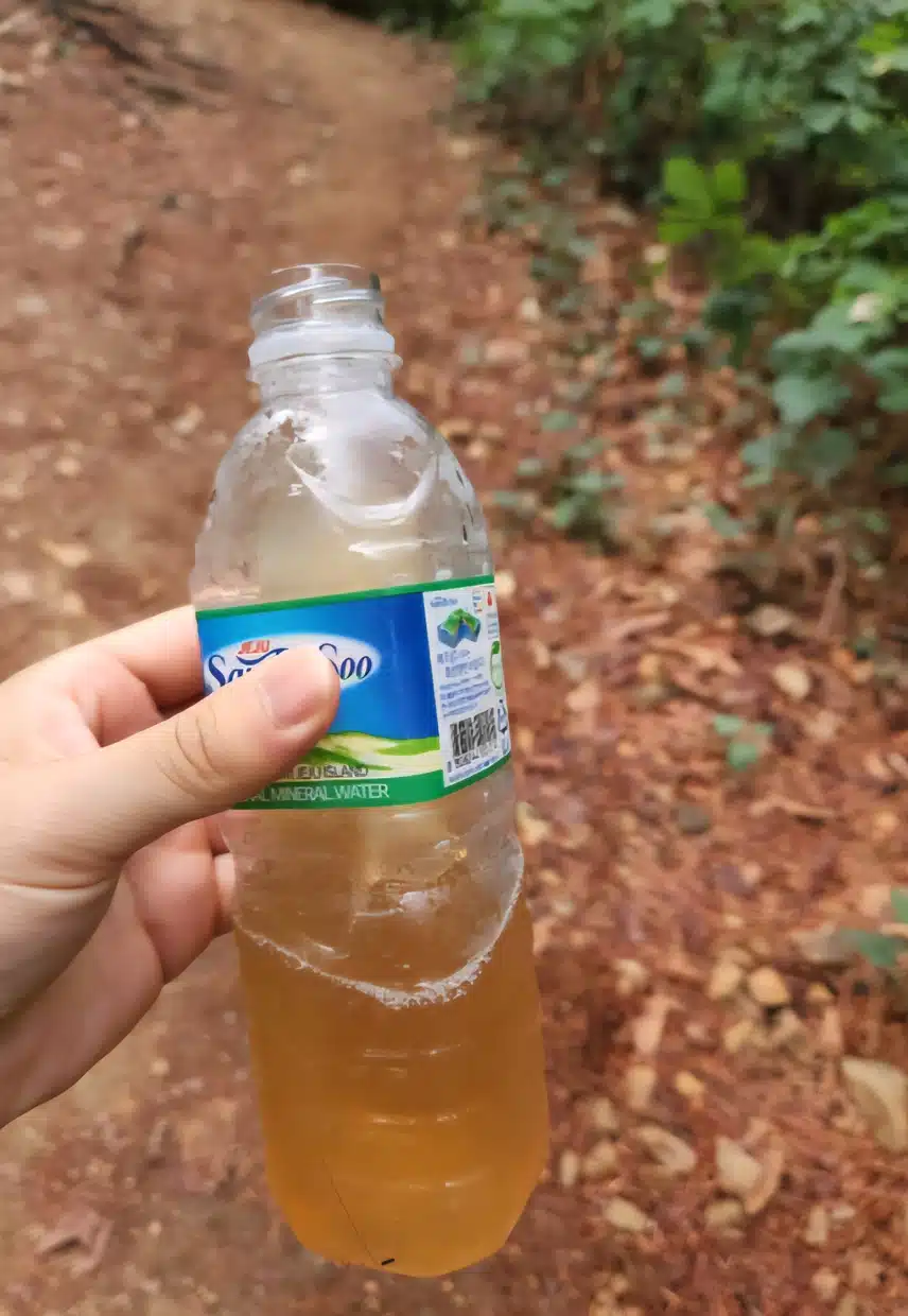 시원한 보리차 물로~