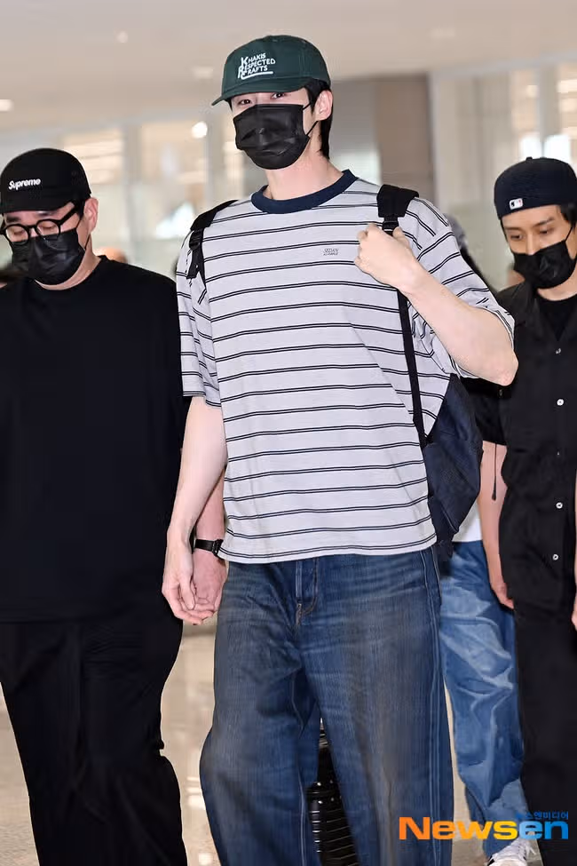 어제 필리핀 일정 마치고 귀국하는 우석님 사진