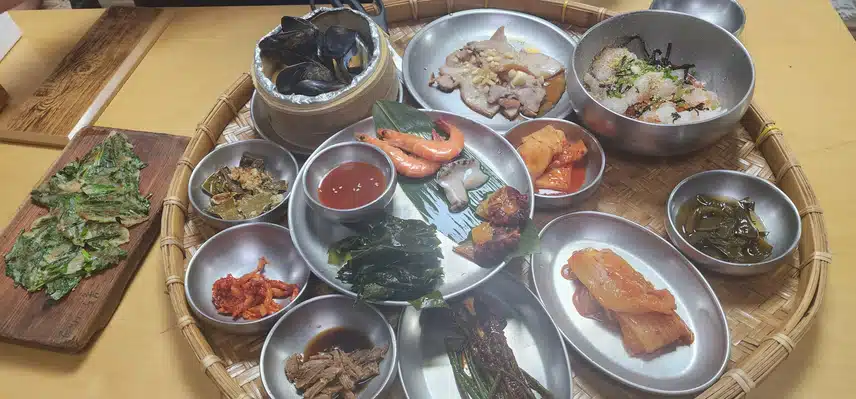 복날에 전복죽먹었어요