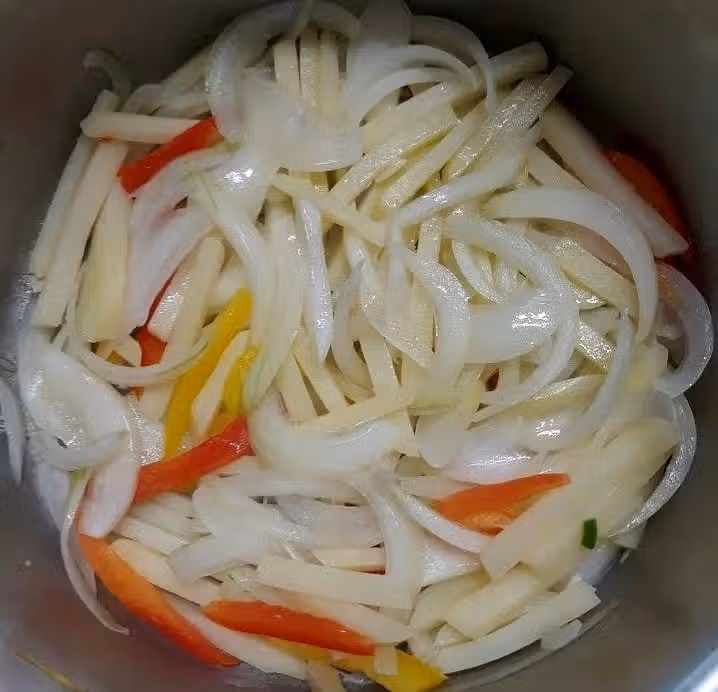 감자 야채 볶음