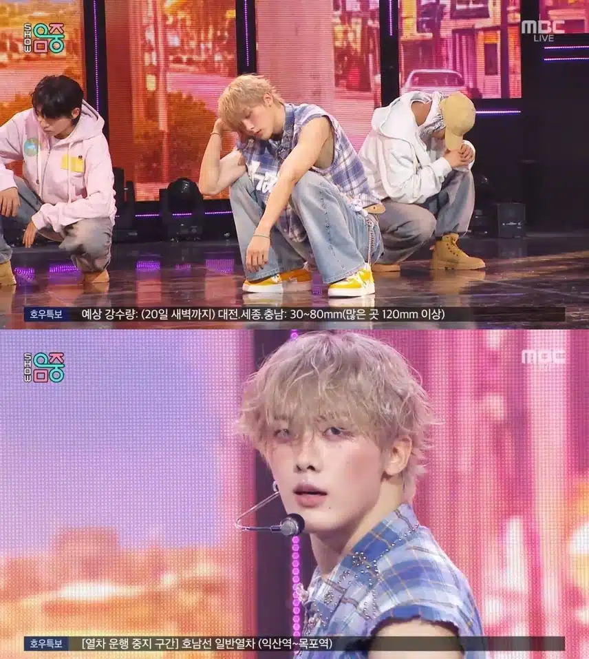 음악중심에서 엑스트라 버진 무대 선보인 산하님