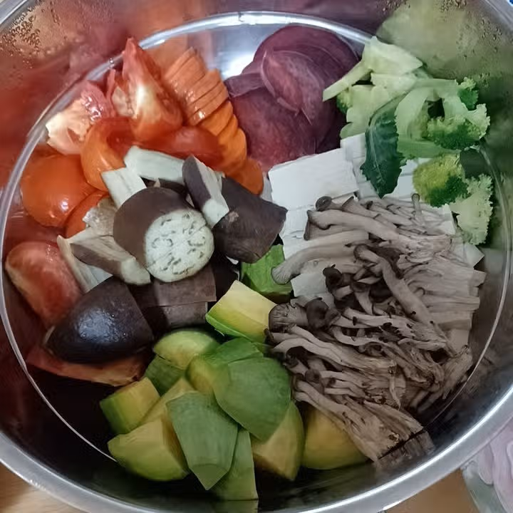 아침 채소찜
