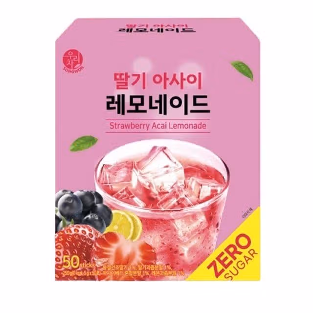 딸기 아사이 레모네이드