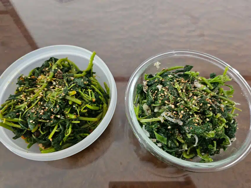 반찬했어요