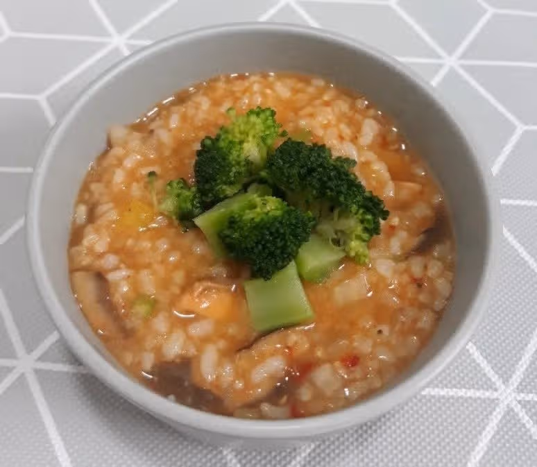 야채 김치 죽