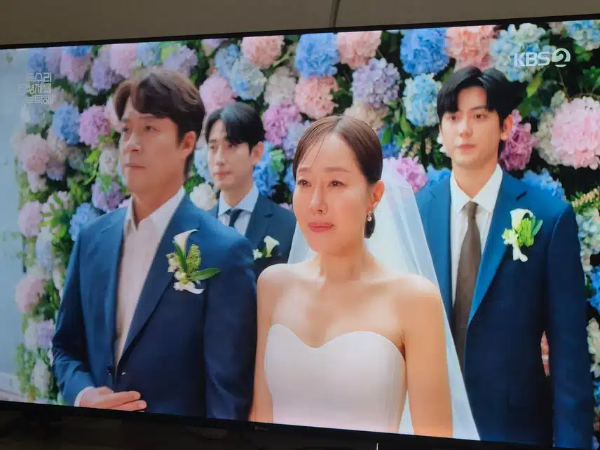 드디어 회장님과 마광숙이 결혼식을 올리네요