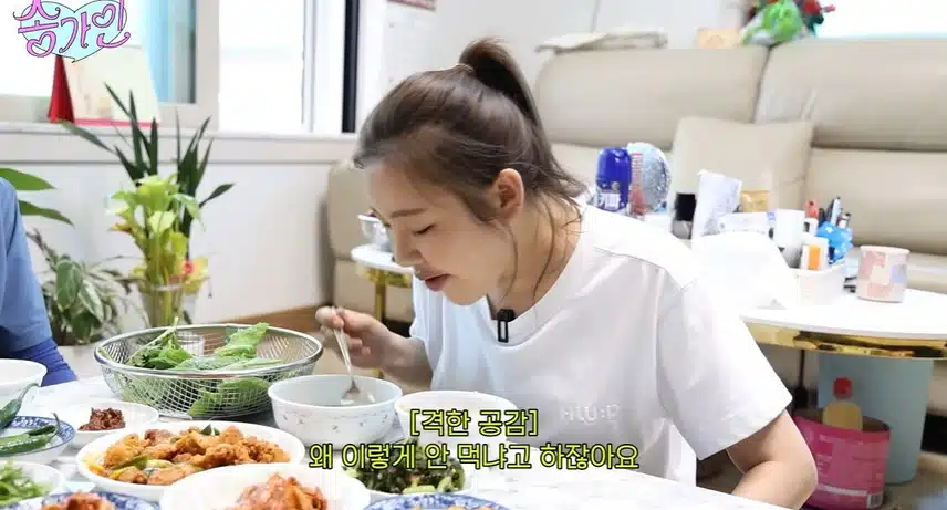 가인님 먹방 보는 재미가 있습니다 복스러워요