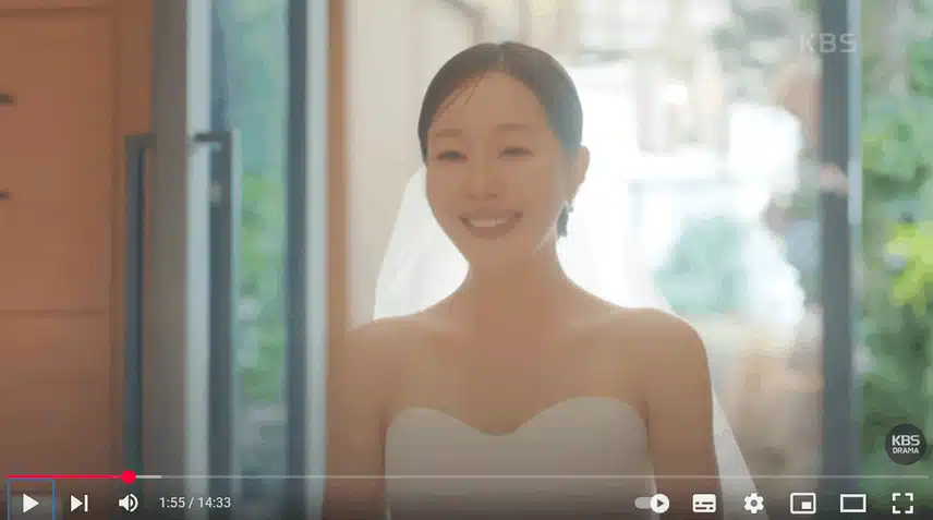 드디어결혼했네요! 광숙이 너무 이뻐요
