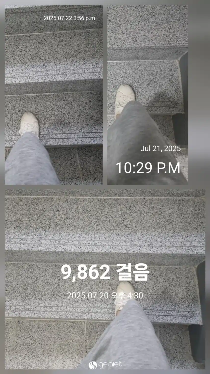 최애 운동 계단오르기