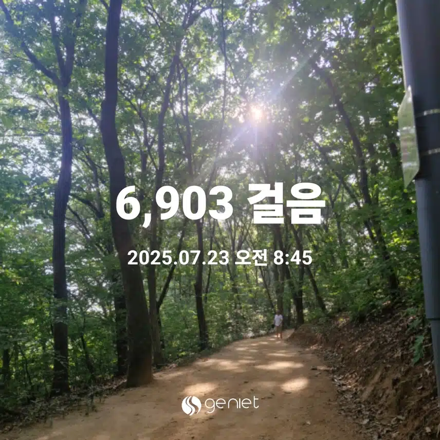 아침 산책 마무리해요